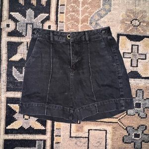 Scotch and soda black denim shorts